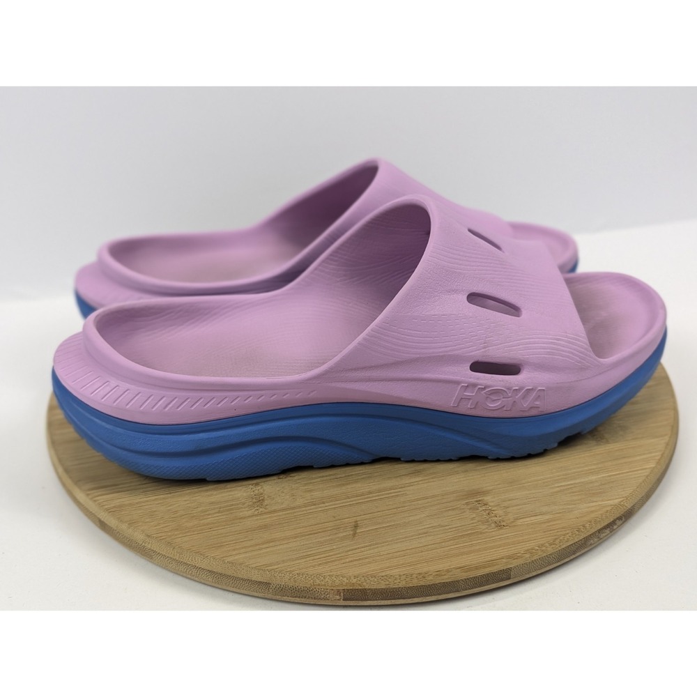 Hoka Ora Recovery Slide 3 Mens Size 10 Purple Cushioned Sport Sandals Slip On - Picture 4 of 11